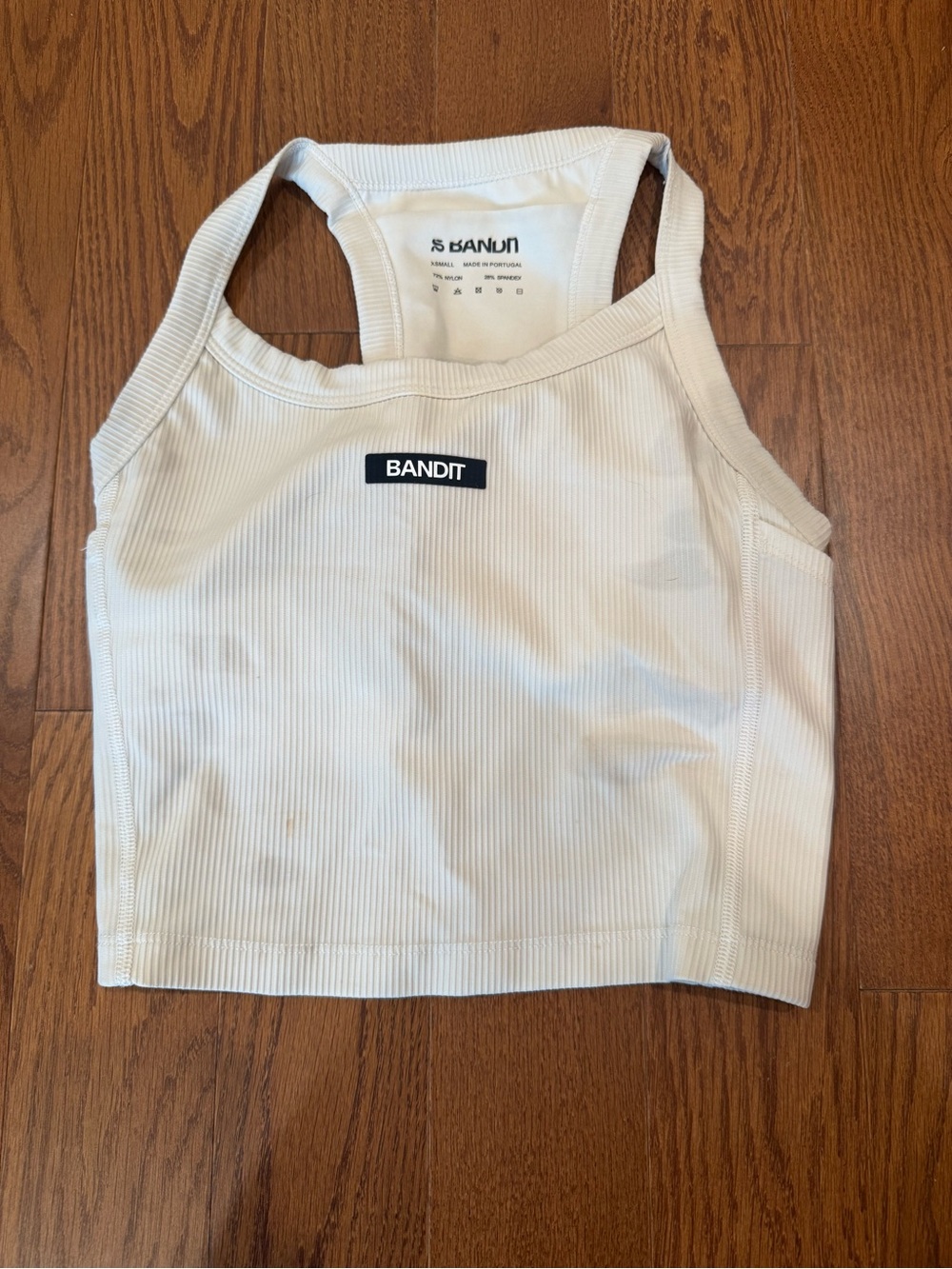 Bandit Ribbed Run Crop Tank